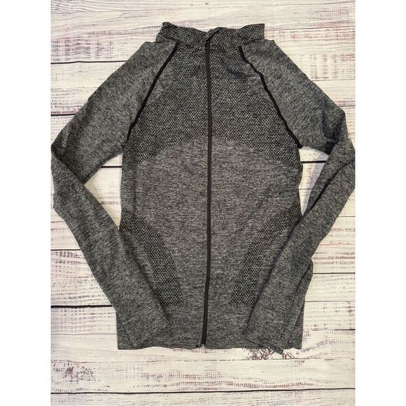 IAB MFG Carbon Seamless Full Zip Jacket in Gray Size Medium - Picture 3 of 8